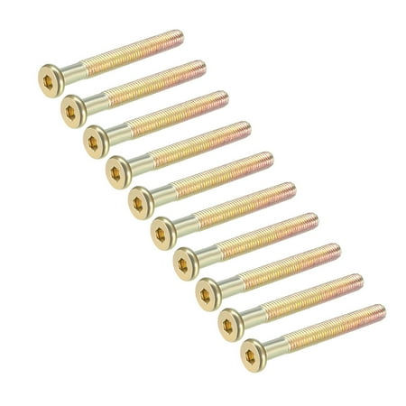 M8x70mm Furniture Screw Hex Socket Machine Screws Zinc Plated Fasteners Bolts Half Thread Carbon Steel 15 Pcs
M8x70mm Furniture Screw Hex Socket Machine Screws Zinc Plated Fasteners Bolts Half Thread Carbon Steel 15 Pcs