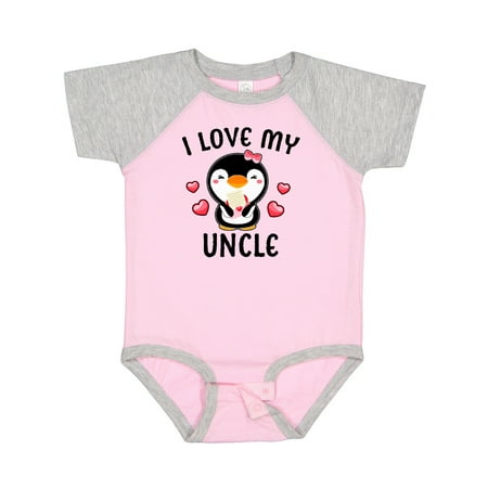 Inktastic I Love My Uncle with Cute Penguin and Hearts Gift Baby Girl Bodysuit
Inktastic I Love My Uncle with Cute Penguin and Hearts Gift Baby Girl Bodysuit