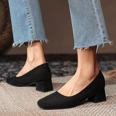 PhoneSoap Spring Women s Simple And Fashion Casual Shallow Mouth Thick Heel Mid-Heel Shoes Black
PhoneSoap Spring Women s Simple And Fashion Casual Shallow Mouth Thick Heel Mid-Heel Shoes Black