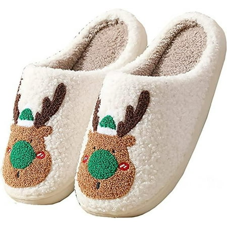 shuwee Women s Cute Christmas Reindeer Slippers Winter Warm Animal Plush House Indoor slippers
shuwee Women s Cute Christmas Reindeer Slippers Winter Warm Animal Plush House Indoor slippers