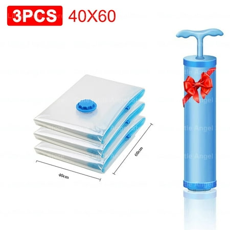10/5/3PCS Vacuum Storage Bags with Pump Transparent Folding Compressed Space Saving Vacuum Bag for Clothes Bedding Organizer 3pcs 40x60cm
10/5/3PCS Vacuum Storage Bags with Pump Transparent Folding Compressed Space Saving Vacuum Bag for Clothes Bedding Organizer 3pcs 40x60cm