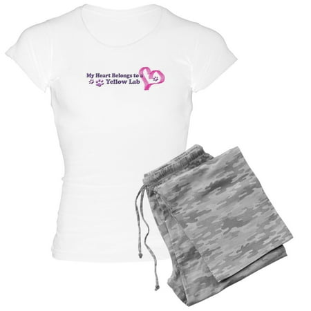 CafePress - Yellow Lab - Women s Light Pajamas
