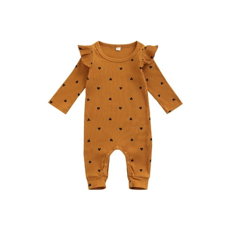 Herdignity Infant Baby Small Hearts Jumpsuit Ribbed Long One-Piece Clothes Long Sleeve Ruffles Bodysuit
Herdignity Infant Baby Small Hearts Jumpsuit Ribbed Long One-Piece Clothes Long Sleeve Ruffles Bodysuit