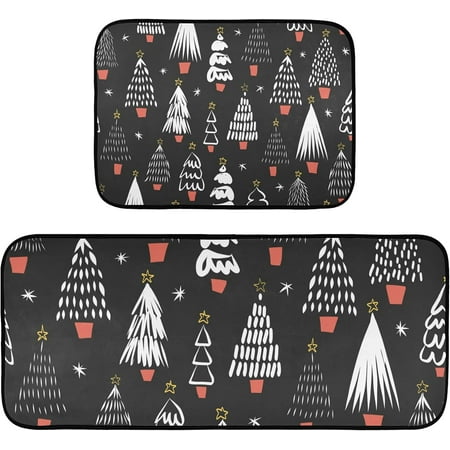 Dreamtimes Christmas Tree 2 Pieces Kitchen Rug Cushioned Anti-Fatigue Kitchen Rugs Set for Home Office Laundry 19.7 x 27.6 +19.7 x 47.2
Dreamtimes Christmas Tree 2 Pieces Kitchen Rug Cushioned Anti-Fatigue Kitchen Rugs Set for Home Office Laundry 19.7 x 27.6 +19.7 x 47.2