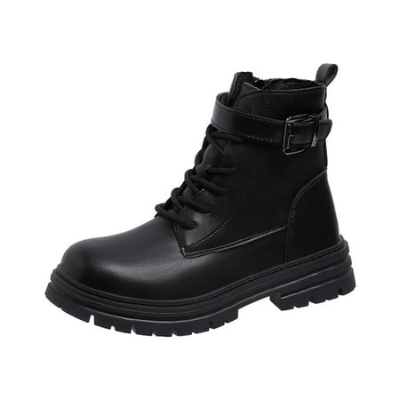 Black Heels Leather Buckle Fashion Casual Women S Boots Lace Up Women S Boots Autumn and Winter Warm Thick-Soled Boots
Black Heels Leather Buckle Fashion Casual Women S Boots Lace Up Women S Boots Autumn and Winter Warm Thick-Soled Boots