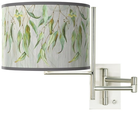 Giclee Glow Tempo Eucalyptus Plug-in Swing Arm Wall Lamp