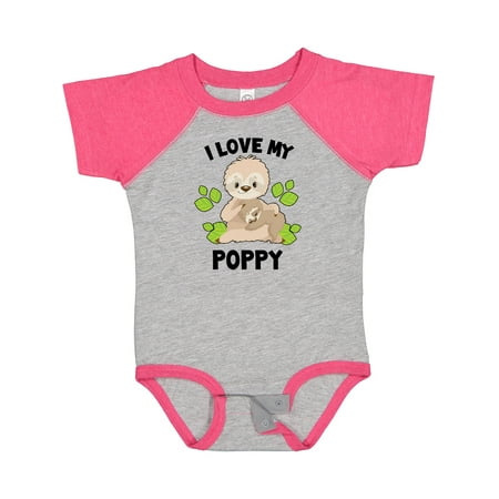 Inktastic Cute Sloth I Love My Poppy with Green Leaves Gift Baby Boy or Baby Girl Bodysuit
Inktastic Cute Sloth I Love My Poppy with Green Leaves Gift Baby Boy or Baby Girl Bodysuit