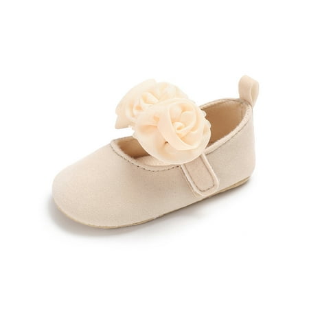 Woobling Newborn Crib Shoes First Walkers Mary Jane Prewalker Flats Party Princess Dress Shoe Flower Ankle Strap Soft Sole Lightweight Beige 6-12 months
Woobling Newborn Crib Shoes First Walkers Mary Jane Prewalker Flats Party Princess Dress Shoe Flower Ankle Strap Soft Sole Lightweight Beige 6-12 months