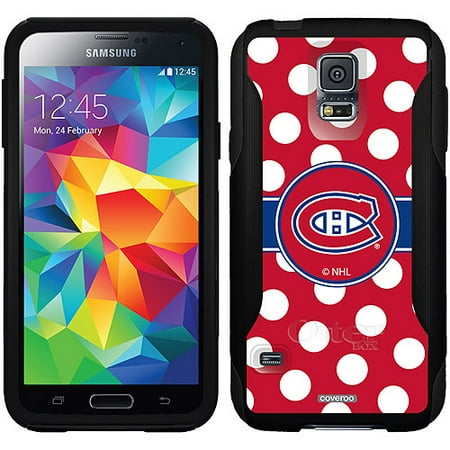 Montreal Canadiens Polka Dots Design on OtterBox Commuter Series Case for Samsung Galaxy S5