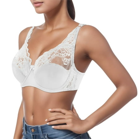 BSDHBS Bras for Women Lace Underwear Large Size Bra Thin Cup Comfort Adjustable Bra White Size 100D
BSDHBS Bras for Women Lace Underwear Large Size Bra Thin Cup Comfort Adjustable Bra White Size 100D