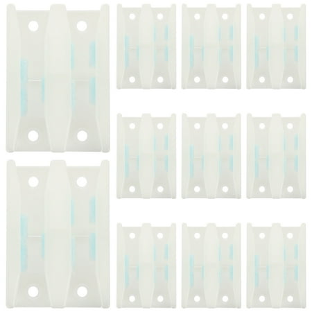 8pcs Sliding Door Bottom Floor Guide Plastic Glass Shower Door Roller Guide