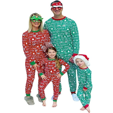 Fanvereka Family Matching Christmas Pajama Sets Long Sleeve Letter Print T-shirt + Long Pants Parent-Child Sleepwear Suit
Fanvereka Family Matching Christmas Pajama Sets Long Sleeve Letter Print T-shirt + Long Pants Parent-Child Sleepwear Suit