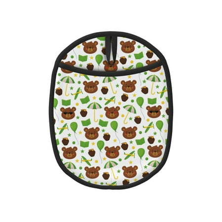 Lukts Cute Bear Print Silicone Pot Mat Mitten With Hanging Loop Heat Resistant Oven Mitts Non-Slip Bbq Baking Smoking Potholders
Lukts Cute Bear Print Silicone Pot Mat Mitten With Hanging Loop Heat Resistant Oven Mitts Non-Slip Bbq Baking Smoking Potholders