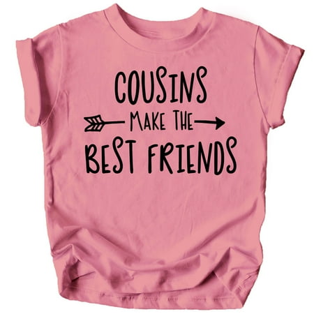 Cousins Make The Best Friend T-Shirt for Baby and Toddler Girls Fun Family Outfits Mauve Shirt
Cousins Make The Best Friend T-Shirt for Baby and Toddler Girls Fun Family Outfits Mauve Shirt