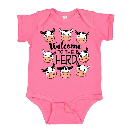 Inktastic Welcome to the Herd with Cute Black and White Holstein Cows Gift Baby Boy or Baby Girl Bodysuit
Inktastic Welcome to the Herd with Cute Black and White Holstein Cows Gift Baby Boy or Baby Girl Bodysuit