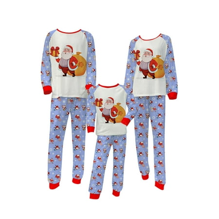 Huakaishijie Matching Family Christmas Pajamas Set Cartoon Santa Print Tops with Pants Sleepwear for Adults Kids
Huakaishijie Matching Family Christmas Pajamas Set Cartoon Santa Print Tops with Pants Sleepwear for Adults Kids