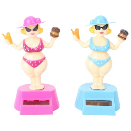 2pcs Solar Dancing Bikini Girls Car Ornament Adornment Funny Swinging Dolls Car Decor Gift (Random Color)
2pcs Solar Dancing Bikini Girls Car Ornament Adornment Funny Swinging Dolls Car Decor Gift (Random Color)