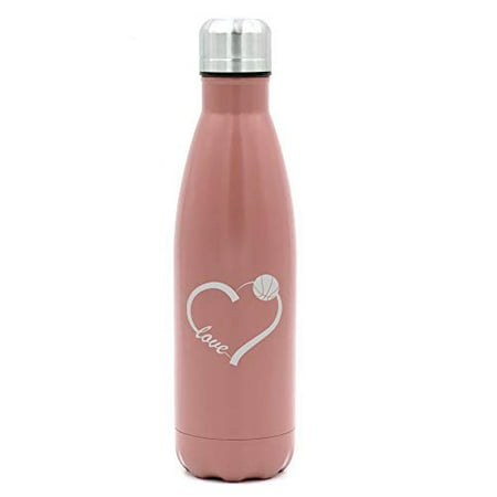 MIP Brand 17 oz. Double Wall Vacuum Insulated Stainless Steel Water Bottle Travel Mug Cup Love Heart Basketball (Rose Gold)
MIP Brand 17 oz. Double Wall Vacuum Insulated Stainless Steel Water Bottle Travel Mug Cup Love Heart Basketball (Rose Gold)