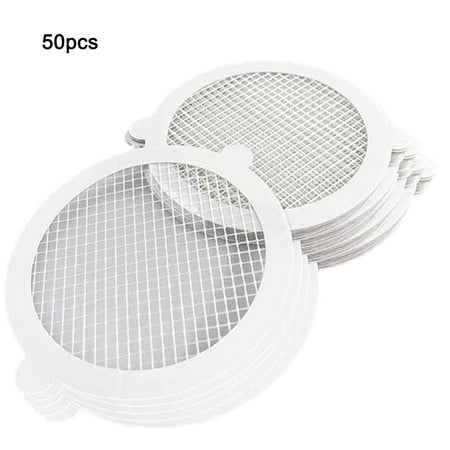 50 Pcs Anti-hair Floor Drain Sticker Self-Adhesive Tape Shower Drain Grid Sticker Bath Tub Hair Catcher
50 Pcs Anti-hair Floor Drain Sticker Self-Adhesive Tape Shower Drain Grid Sticker Bath Tub Hair Catcher