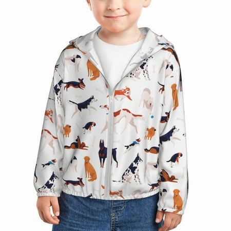 Sun Hoodie for Kids Cute Dog Spotted Long Sleeve Swim Fishing Shirts Sun Protection Zip Up Jacket Clothing Athletic Hoodie
Sun Hoodie for Kids Cute Dog Spotted Long Sleeve Swim Fishing Shirts Sun Protection Zip Up Jacket Clothing Athletic Hoodie