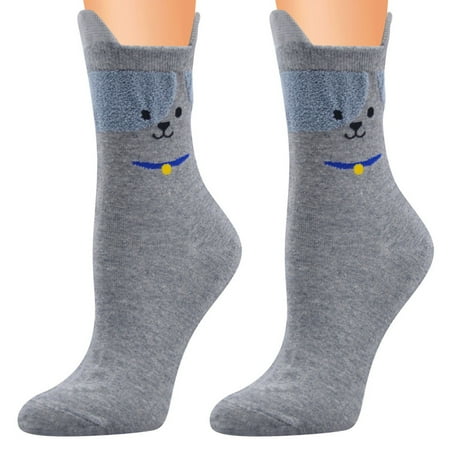 THE WILD Simple and stylish Unisex Women Casual Print Cotton Lady Socks Comfortable Cartoons Sports Socks