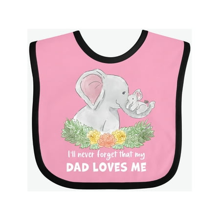 Inktastic I ll Never Forget That My Dad Loves Me with Cute Elephants Gift Baby Boy or Baby Girl Bib
Inktastic I ll Never Forget That My Dad Loves Me with Cute Elephants Gift Baby Boy or Baby Girl Bib