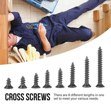 Mgaxyff 800pcs M2 Black Carbon Steel Countersunk Flat Cross Head Self Tapping Screws Set Self Tapping Screws Carbon Steel Flat Head Screws
Mgaxyff 800pcs M2 Black Carbon Steel Countersunk Flat Cross Head Self Tapping Screws Set Self Tapping Screws Carbon Steel Flat Head Screws