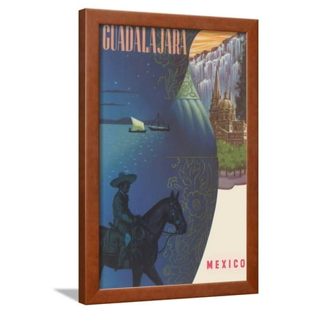 Guadalajara, Mexico, Charro Framed Print Wall Art