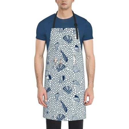Adobk Aprons Adjustable Bib Aprons with 2 Pockets Cooking Kitchen Chef Apron for Women and Men-Men-Shells And Sand
Adobk Aprons Adjustable Bib Aprons with 2 Pockets Cooking Kitchen Chef Apron for Women and Men-Men-Shells And Sand