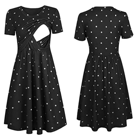 Women Pregnant Maternity Nursing Solid Breastfeeding Summer Maternity Dress
Women Pregnant Maternity Nursing Solid Breastfeeding Summer Maternity Dress
