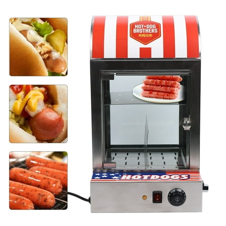 Wuzstar 1500W Commercial Hot Dog Steamer Countertop Sausage Bun Warmer Machine Stainless Steel
Wuzstar 1500W Commercial Hot Dog Steamer Countertop Sausage Bun Warmer Machine Stainless Steel