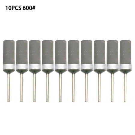 BAMILL 10 Pcs Sandpaper Stick Dry And Wet Use Polishing Rod For Metal Wood Carving