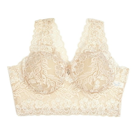 Sebtyili Women s Lace Strapless Thin Shoulder Strap Comfortable Beautiful Back Bra
Sebtyili Women s Lace Strapless Thin Shoulder Strap Comfortable Beautiful Back Bra