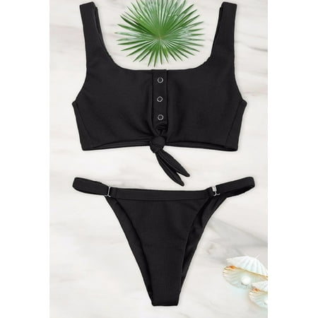 Women Sexy Padded Push-up Bandage Bikini Triangle Thong Underwear Swimwear Swimsuit Bathing Sets