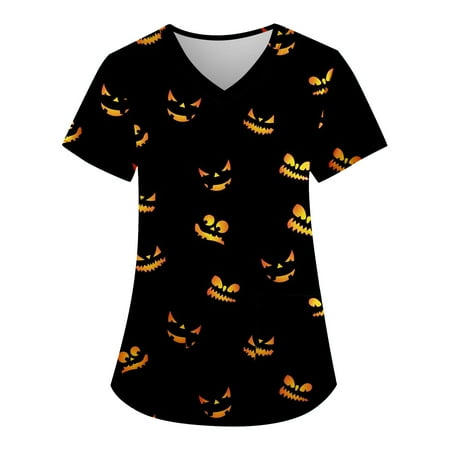 HHei_K black jogger scrubs for women Women s Fashion V-neck Short Sleeve Workwear With Pockets Printed Tops
HHei_K black jogger scrubs for women Women s Fashion V-neck Short Sleeve Workwear With Pockets Printed Tops