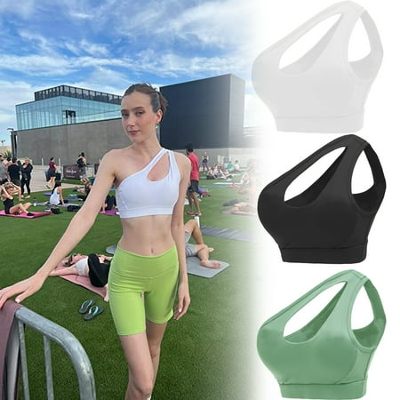 LUXIF Sports Bras for Women Sexy One Shoulder Padded Sports Bra Medium Support Workout Running Yoga Bra 1 Pack
LUXIF Sports Bras for Women Sexy One Shoulder Padded Sports Bra Medium Support Workout Running Yoga Bra 1 Pack
