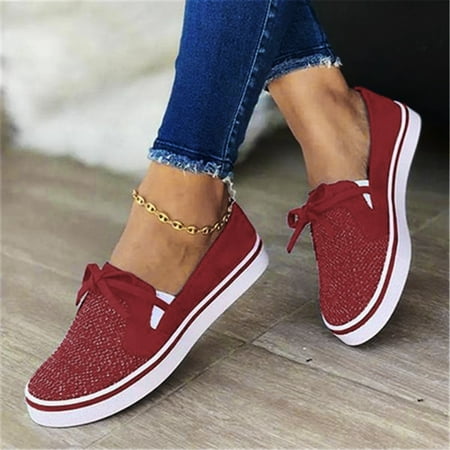ERTUTUYI Top Large Size Shoes Low Bow Women s Fashion Shoes Elastic Flat Canvas Casual Women s casual shoes Red 40
ERTUTUYI Top Large Size Shoes Low Bow Women s Fashion Shoes Elastic Flat Canvas Casual Women s casual shoes Red 40