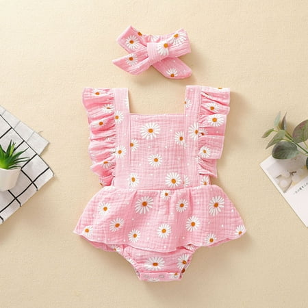 Herrnalise Toddler Girls Kids Jumpsuit One Piece Newborn Infant Baby Girls Ruffle Floral Print Backless Romper Bodysuit+Headbands
Herrnalise Toddler Girls Kids Jumpsuit One Piece Newborn Infant Baby Girls Ruffle Floral Print Backless Romper Bodysuit+Headbands