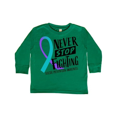 Inktastic Never Stop Fighting Suicide Prevention Awareness Ribbon Gift Toddler Boy or Toddler Girl Long Sleeve T-Shirt
Inktastic Never Stop Fighting Suicide Prevention Awareness Ribbon Gift Toddler Boy or Toddler Girl Long Sleeve T-Shirt