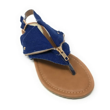 Victoria K. Women s Zipper Thong Sandal