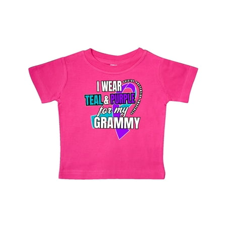 Inktastic Suicide Prevention I Wear Teal and Purple for My Grammy Gift Baby Boy or Baby Girl T-Shirt
Inktastic Suicide Prevention I Wear Teal and Purple for My Grammy Gift Baby Boy or Baby Girl T-Shirt