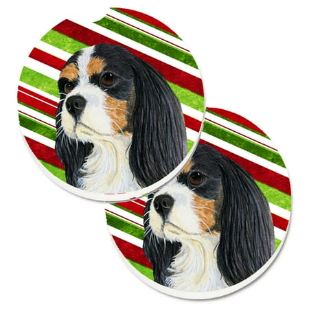 Carolines Treasures LH9234CARC Cavalier Spaniel Candy Cane Holiday Christmas Set of 2 Cup Holder Car Coasters Large
Carolines Treasures LH9234CARC Cavalier Spaniel Candy Cane Holiday Christmas Set of 2 Cup Holder Car Coasters Large
