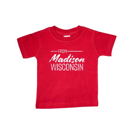Inktastic From Madison Wisconsin in White Distressed Text Gift Baby Boy or Baby Girl T-Shirt
Inktastic From Madison Wisconsin in White Distressed Text Gift Baby Boy or Baby Girl T-Shirt