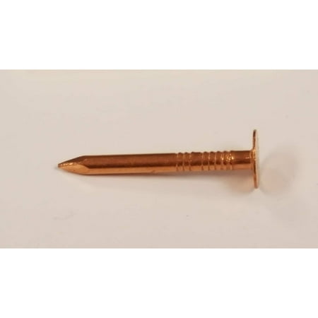 Maze Nails 5000297 3D 1.25 in. Slate Copper Nail Flat Head Plain Shank 1 lbs