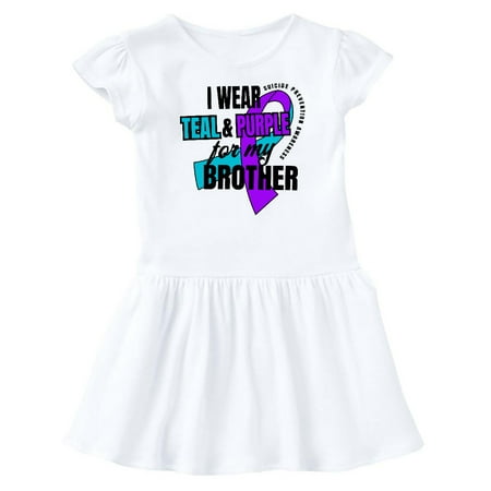 Inktastic Suicide Prevention I Wear Teal and Purple for My Brother Gift Baby Girl Dress
Inktastic Suicide Prevention I Wear Teal and Purple for My Brother Gift Baby Girl Dress