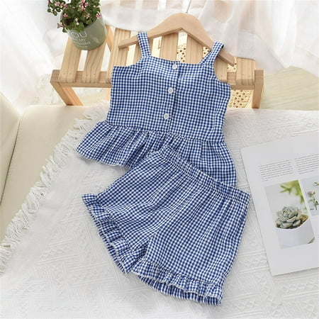 NECHOLOGY Baby Girl Receiving Blanket Toddler Kids Baby Girls Ruffle Sleeveless Plaid Strap Button T Shirt Autumn Baby Girl Outfit Childrenscostume Light Blue 1-2 Years
NECHOLOGY Baby Girl Receiving Blanket Toddler Kids Baby Girls Ruffle Sleeveless Plaid Strap Button T Shirt Autumn Baby Girl Outfit Childrenscostume Light Blue 1-2 Years