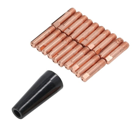 Welding Nozzle Glossy Finish Clear Thread Gasless Conductive Nozzles 20PCS Conductivity For Metal Soldering
Welding Nozzle Glossy Finish Clear Thread Gasless Conductive Nozzles 20PCS Conductivity For Metal Soldering