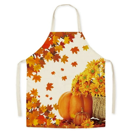 Thanksgiving Cute Cartoon Pumpkin Pattern Linen Hand Wipe Sleeveless Oil-proof Adult Apron Household Kitchen Tablier Cuisine
Thanksgiving Cute Cartoon Pumpkin Pattern Linen Hand Wipe Sleeveless Oil-proof Adult Apron Household Kitchen Tablier Cuisine