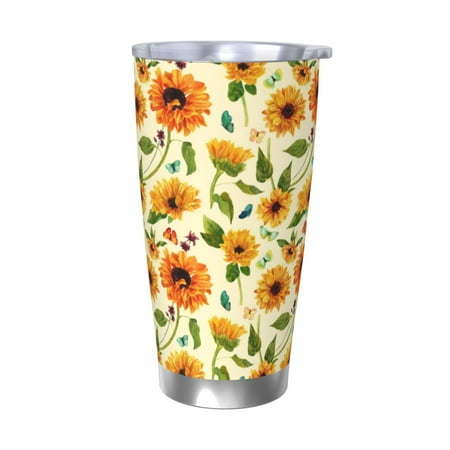 Coaee Sunflowers And Butterflies for 20oz Insulated Kettle Water Bottle For Running Hiking Cycling Climbing Men S Woman Insulated Water Bottle-Without Straw
Coaee Sunflowers And Butterflies for 20oz Insulated Kettle Water Bottle For Running Hiking Cycling Climbing Men S Woman Insulated Water Bottle-Without Straw