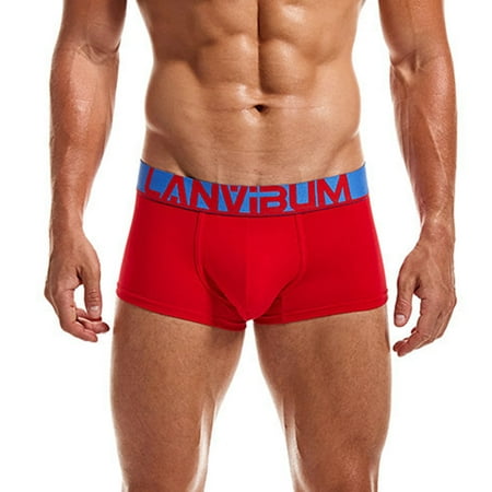 DORKASM Boxer Briefs for Men Long Leg Comfortable Cotton Breathable Mens Underwear Underwear Red L
DORKASM Boxer Briefs for Men Long Leg Comfortable Cotton Breathable Mens Underwear Underwear Red L